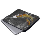 vlakte laptop sleeve (Voorkant onderkant)