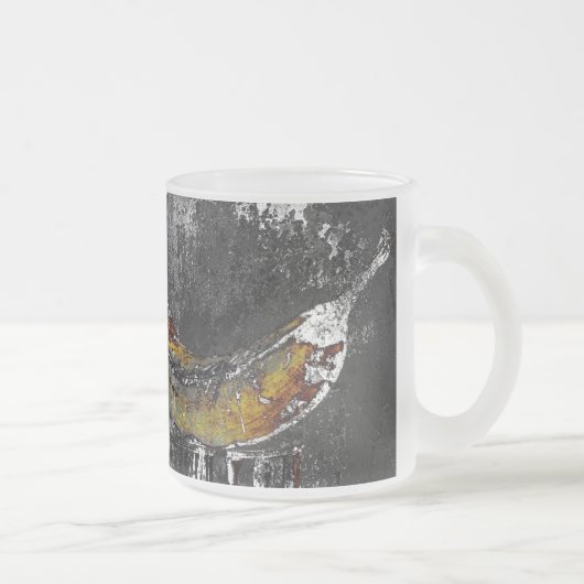 vlakte matglas koffiemok (Rechts)