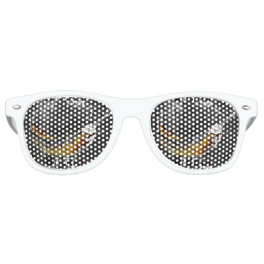 vlakte retro zonnebril (Voorkant)
