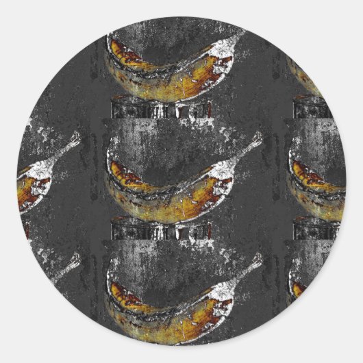 vlakte ronde sticker (Voorkant)