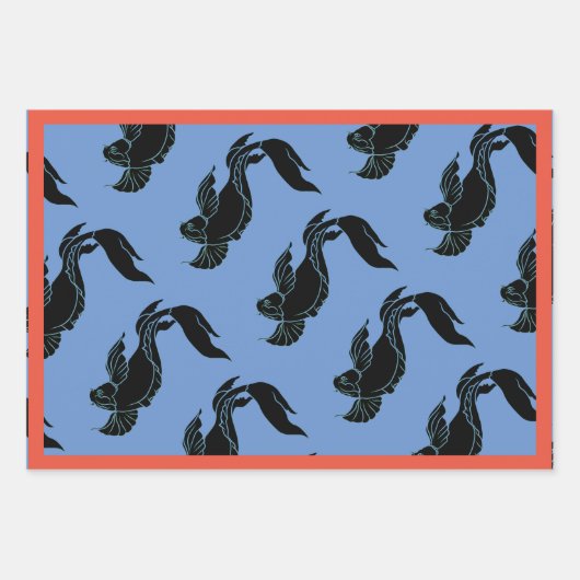 VLAKVLIEGVLAK VAN HET JAPANSE VISTUIG INPAKPAPIER VEL (Voorkant 2)