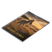 Vlakzebra Afrikaanse Savanne DIEREN Notitieboek (Linkerzijde)