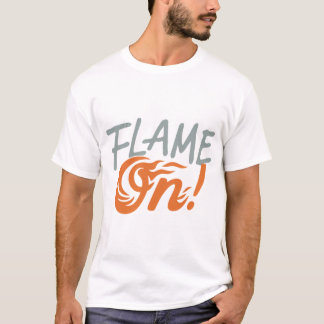 "Vlam aan! " Paar T-shirt