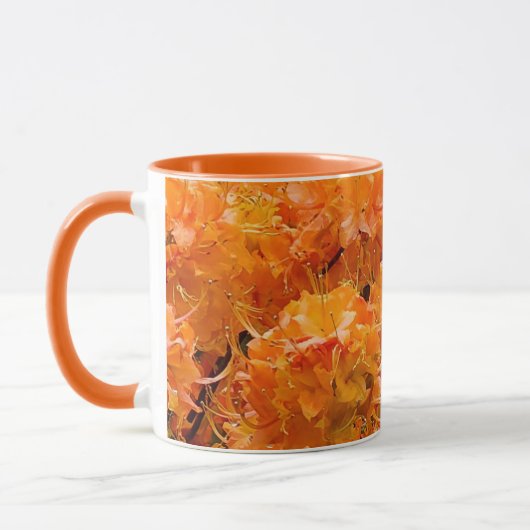 Vlam Azalea Bloemen Mok (Links)