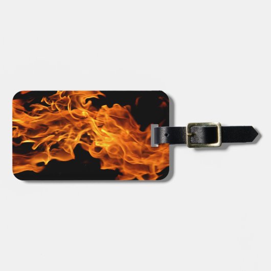 vlam bagagelabel (Voorkant horizontaal)