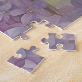 Vlam en Lila Lynx Point Siamese Portrait Art Legpuzzel (Zijkant)