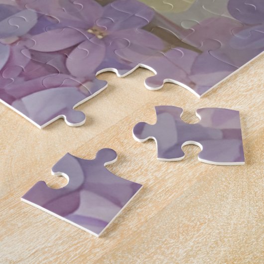 Vlam en Lila Lynx Point Siamese Portrait Art Legpuzzel (Zijkant)