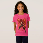 Vlam Godin Fantasy Krijger T-Shirt (Voorkant volledig)