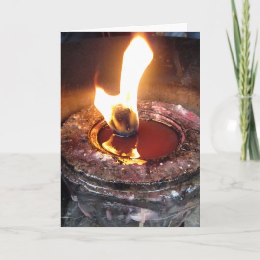 vlam kaart (Voorkant)