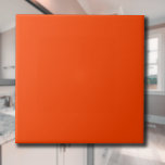 Vlam Oranje Stevige Kleur | Klassiek | Elegant Tegeltje<br><div class="desc">Vlam Oranje Stevige Kleur | Klassiek | Elegant | Trendy | Stijlvol | Cadeau</div>