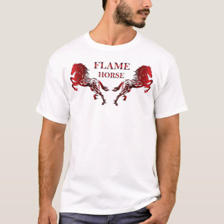 Vlam Paard Heren T-shirt