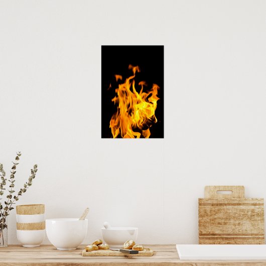 vlam poster (Keuken)