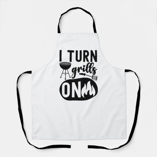 Vlam & Smaak: Culinaire Passie Schort (Voorkant)