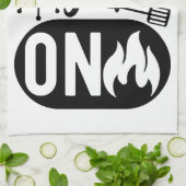 Vlam & Smaak: Culinaire Passie Theedoek (Gevouwen)