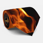 vlam stropdas (Opgerold)