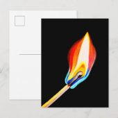 Vlam Symbool van Passie, Energie & Creativiteit Briefkaart (Voorkant / Achterkant)