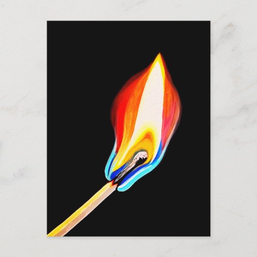 Vlam Symbool van Passie, Energie & Creativiteit Briefkaart (Voorkant)