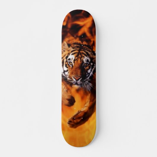 Vlam Tijger Skateboard (Voorkant)