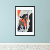 Vlam van Beweging Canvas Afdruk (Insitu (Houten vloer))