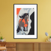 Vlam van Beweging Canvas Afdruk (Insitu (Woonkamer))