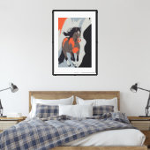 Vlam van Beweging Canvas Afdruk (Insitu (Slaapkamer))