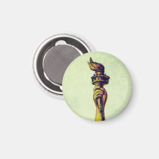 Vlam van de vrijheid magneet (Voorkant / Achterkant)