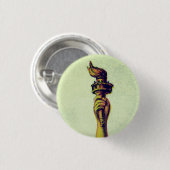 Vlam van de vrijheid ronde button 3,2 cm (Voorkant /achterkant)