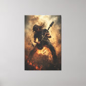 Vlam van Opstand Canvas Afdruk (Voorkant)