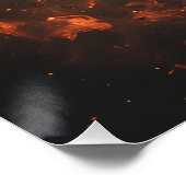 Vlam van Opstand Perfect Poster (Hoek)