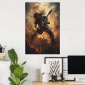 Vlam van Opstand Poster (Thuiskantoor)