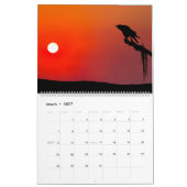 Vlam & Veren Vogel Silhouet Kalender (Mar 2027)