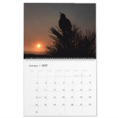 Vlam & Veren Vogel Silhouet Kalender (Jan 2027)