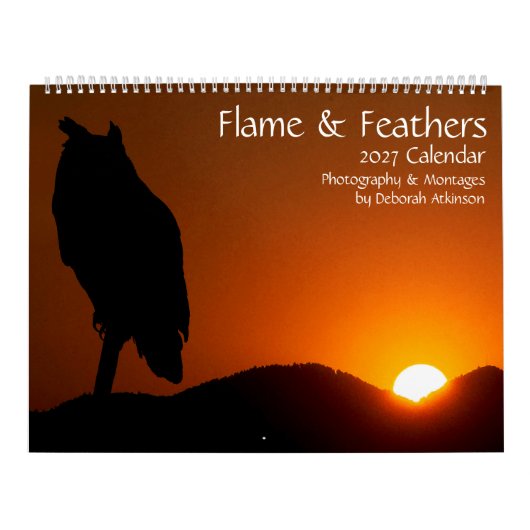 Vlam & Veren Vogel Silhouet Kalender (Hoes)