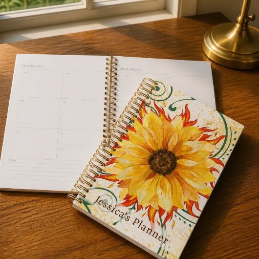 Vlambloem Zonnewijzer Planner 14 cm x 21,5 cm