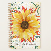 Vlambloem Zonnewijzer Planner 14 cm x 21,5 cm (Voorkant)