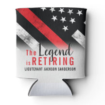 Vlambrandweerman met rode lijn