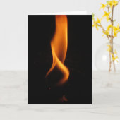 vlamdansen kaart (Gele Bloem)