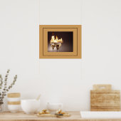 Vlamend Poster van cocktails (Keuken)