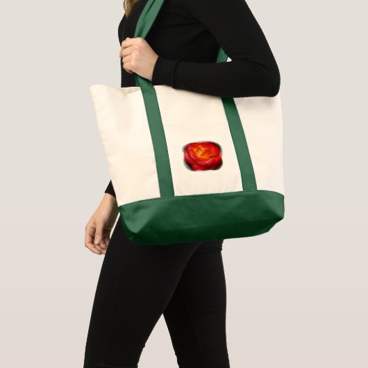 Vlamend Roos Tas (Voorkant (product))