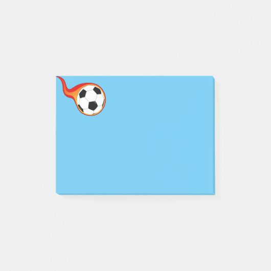 Vlamend Voetbal Post-it-Notes Post-it® Notes (Voorkant)