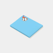 Vlamend Voetbal Post-it-Notes Post-it® Notes (Schuin)