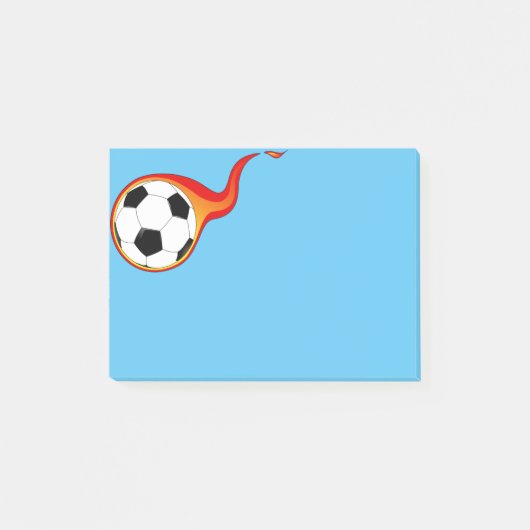 Vlamend Voetbal Post-it-Notes Post-it® Notes (Voorkant)