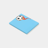 Vlamend Voetbal Post-it-Notes Post-it® Notes (Schuin)