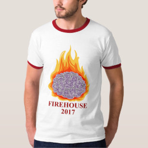 Vlamende Mannen Ringer T-shirt 2017