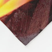 VLAMES en EMBERS Fleece Deken (Hoek)