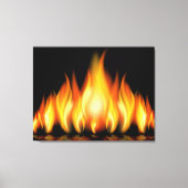 VLAMES op Canvasreeks Canvas Afdruk (Voorkant)