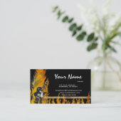 VlamgitaarVisitekaartjes Visitekaartje (Staand voorkant)