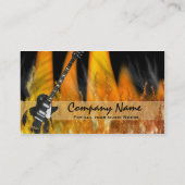 VlamgitaarVisitekaartjes Visitekaartje (Achterkant)