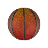 Vlamglittergradiënt afvlakken mini basketbal (Verticaal)