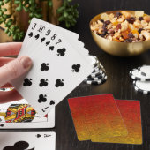Vlamglittergradiënt afvlakken pokerkaarten (Insitu)